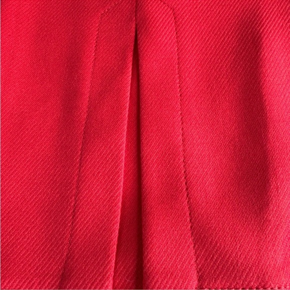 ANN TAYLOR LOFT Orange Inverted Pleat Mini Skirt, Size 6. - Picture 5 of 10